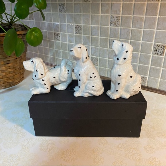 Vintage Dalmatian trio figurine set - Picture 4 of 5